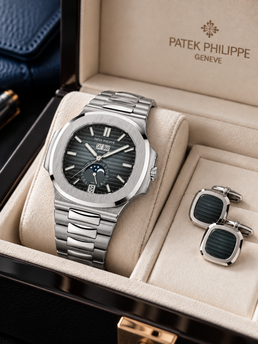Patek Philippe Nautilus Annual Calendar Moon Phases 5726/1A-014 – Steel Bracelet