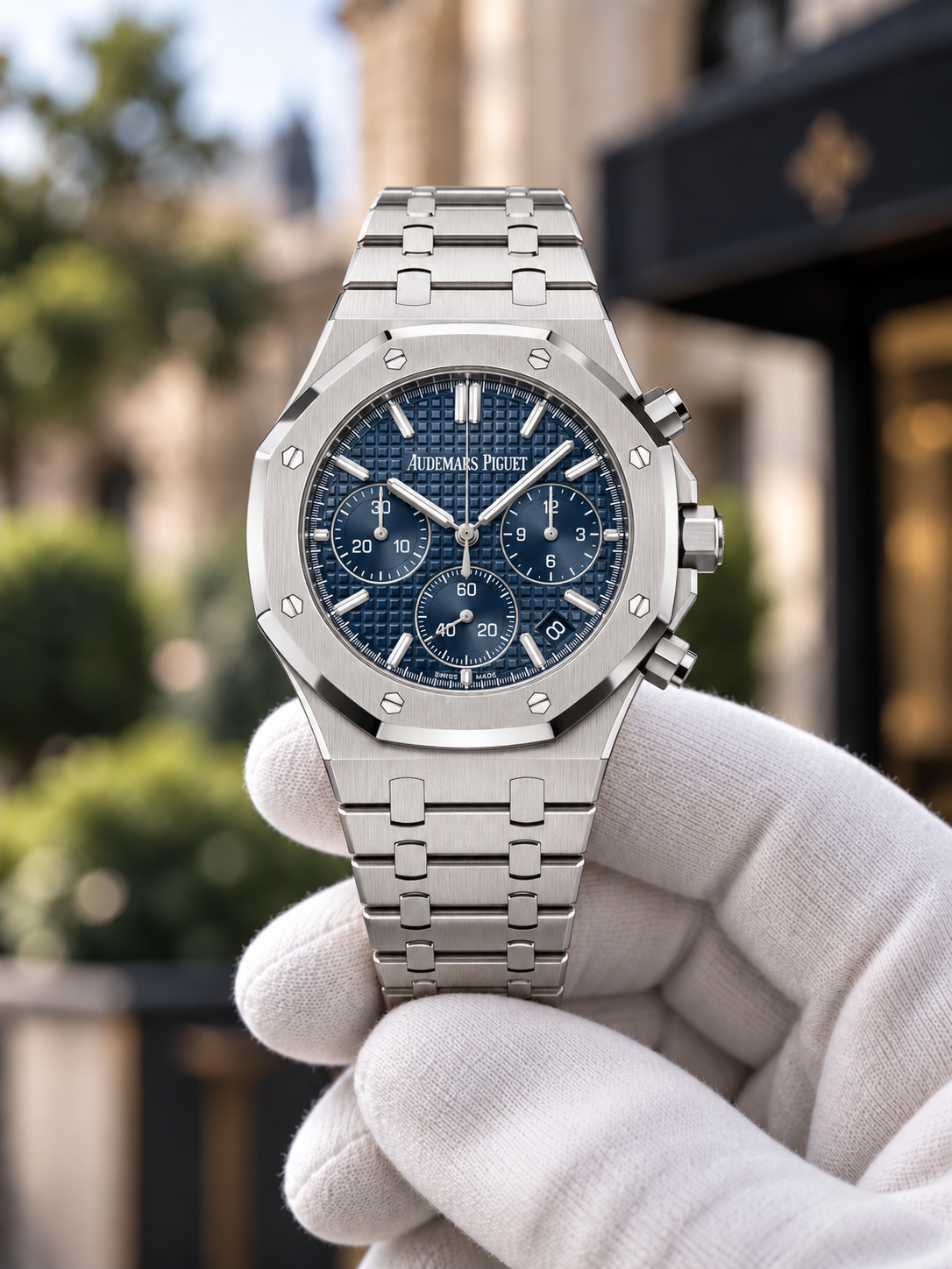 Audemars Piguet Royal Oak Selfwinding Chronograph — Blue Dial