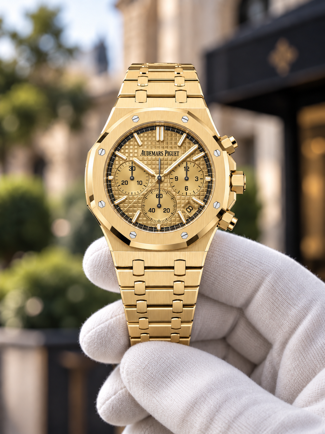 Audemars Piguet Royal Oak Selfwinding Chronograph — Gold